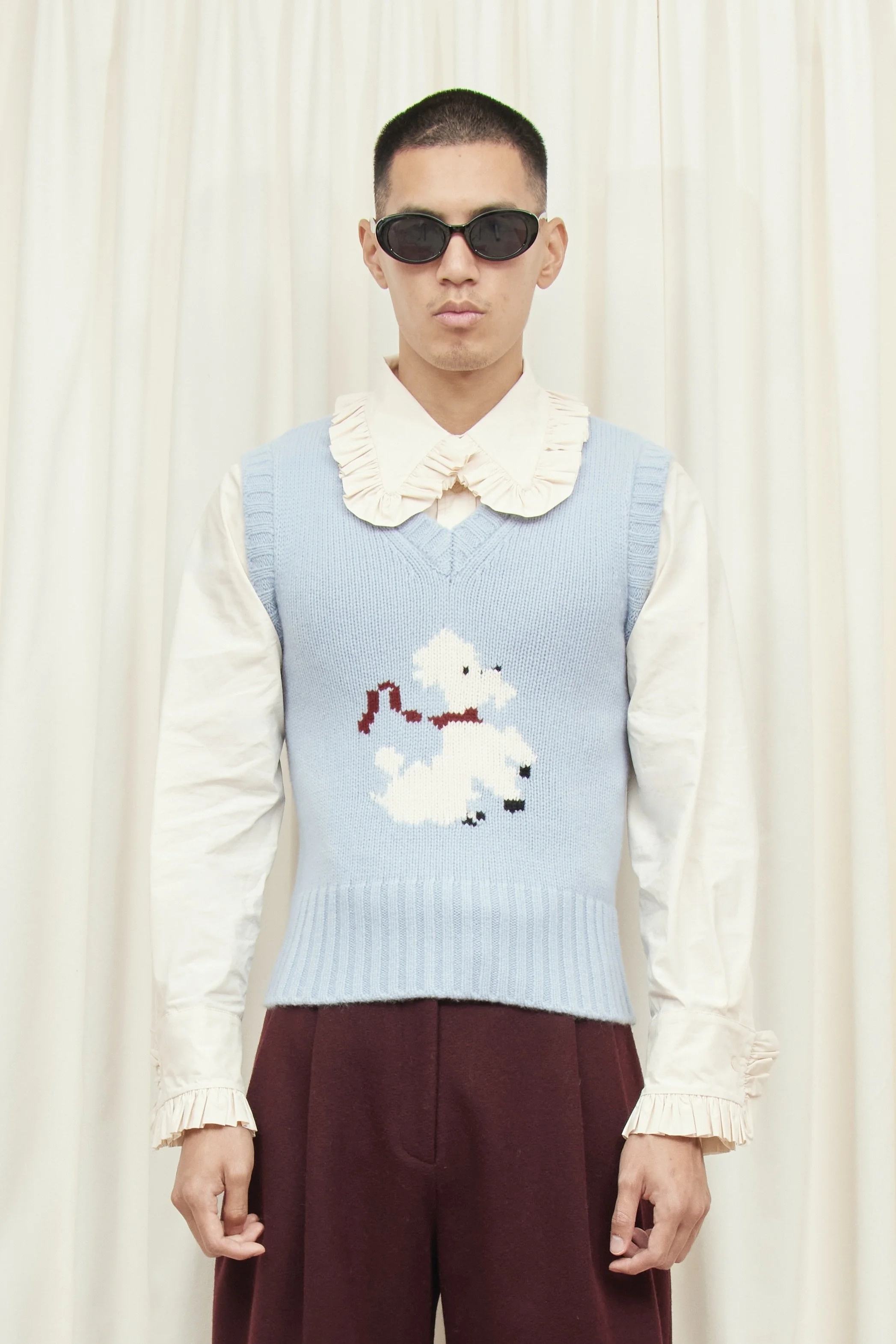 Topher Poodle Sweater Vest — Tanner Fletcher